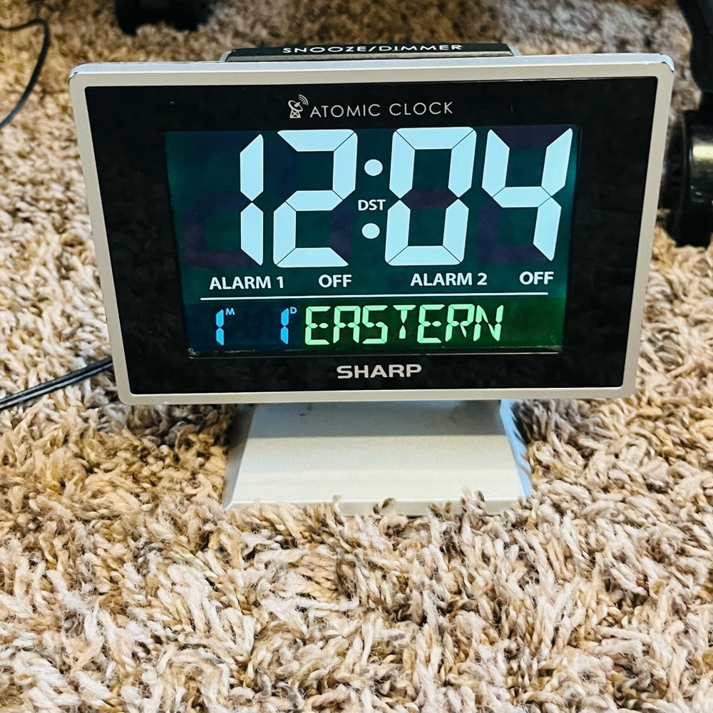 Sharp Brand Digital Clock